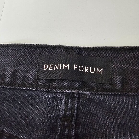 Artizia Denim Forum 28 Black The 90s Ricci Skirt Micro Mini  Mid Rise Jean - Picture 5 of 7